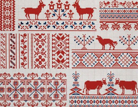 Зооморфный орнамент народный