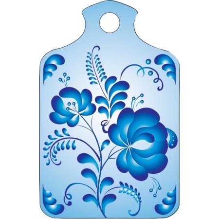 Разделочная доска расписанная гжелью