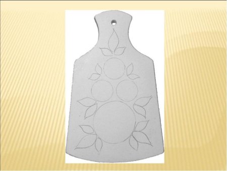 Городецкая роспись доска разделочная 2 класс