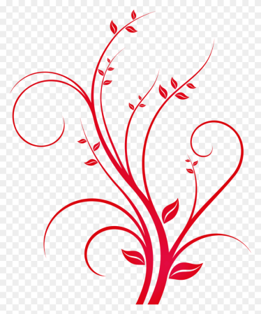 Красивый орнамент на белом фоне