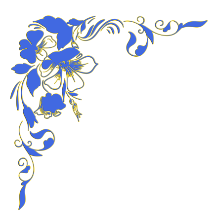 Угловая рамка для текста