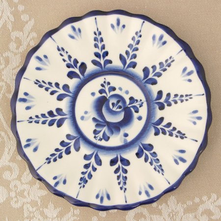 Гжель тарелка