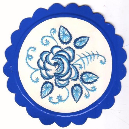 Гжель роспись тарелки