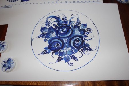 Искусство Гжели. Гжельские мотивы.