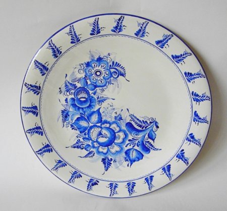 Петух в стиле Гжель