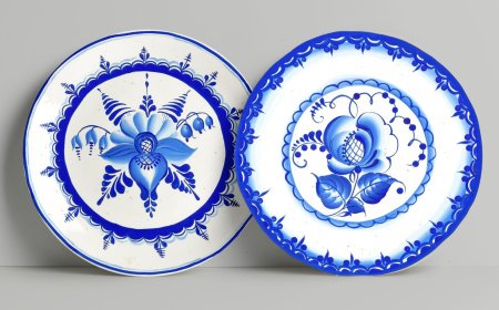 Посуда Гжель Гжельская роспись для детей