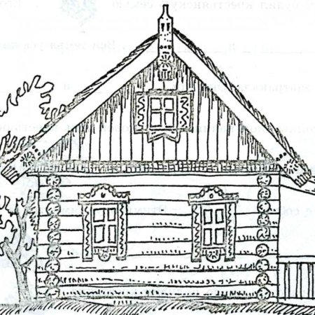 Изба рисунок