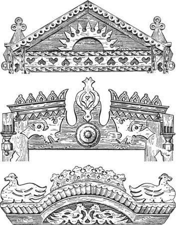 Деревянное зодчество орнамент
