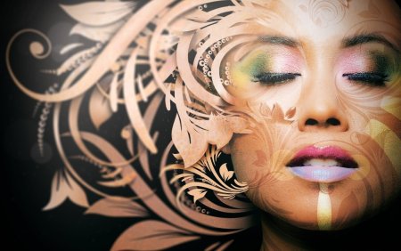 Узоры на лице