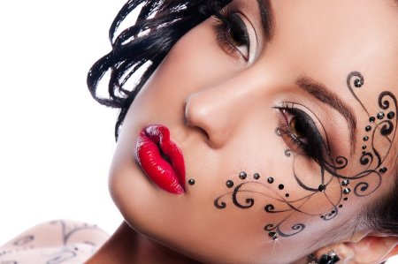 Узоры на лице