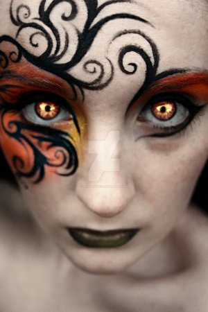 Макияж с узорами