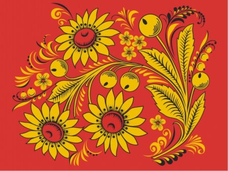 Узоры для рисования Хохлома