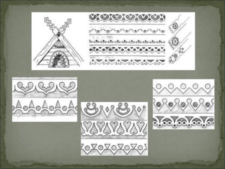 Русская народная вышивка эскиз