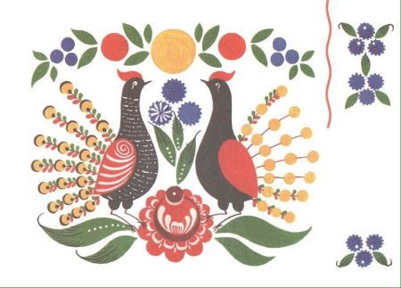 Городецкая роспись Дорожин