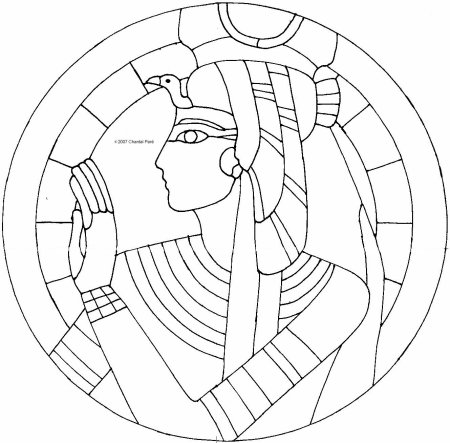 Эллинистический Египет витраж