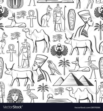 Анубис Египет паттерн