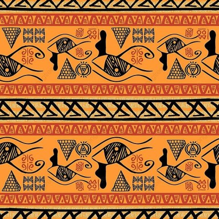 Древнеегипетские орнаменты с животными