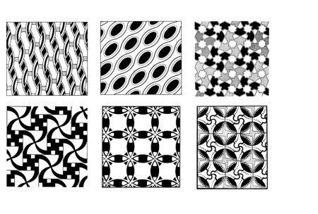 Сетчатый или раппортный орнамент