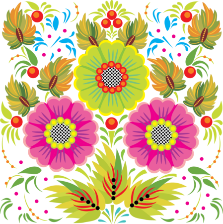 Орнамент в цвете