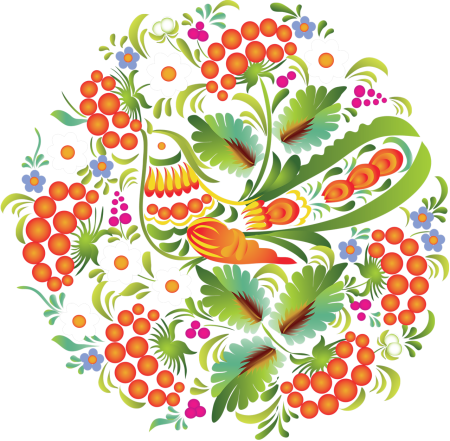 Петриковская роспись вектор