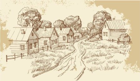 Стилизованная деревня