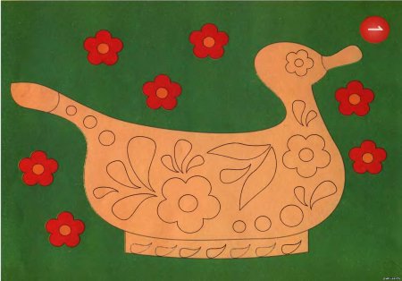 Аппликация по народным промыслам