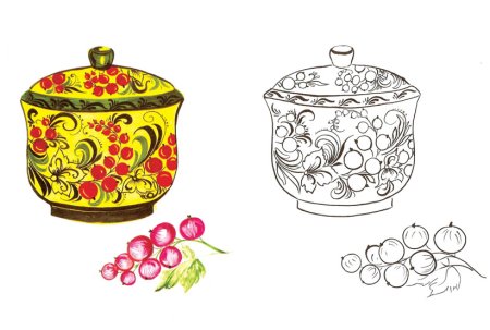 Жегалова росписи хохломы