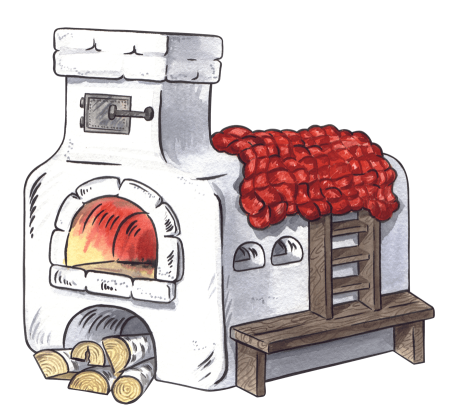 Сказочная печь