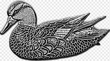 Стилизованная утка