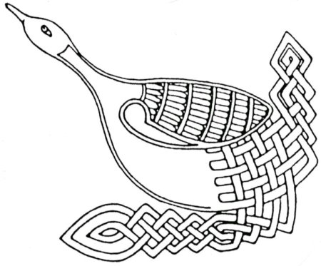 Гусь стилизованный