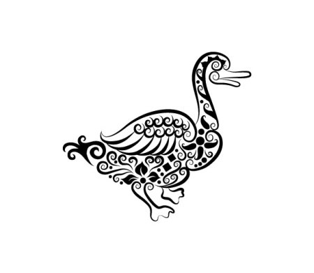 Утка стилизация