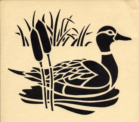 Силуэтное Выжигание по дереву