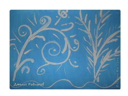 Морозные узоры на окне рисунки