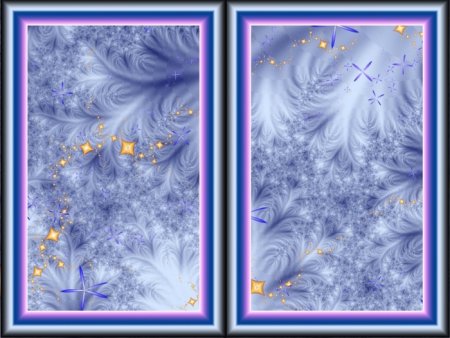 Узоры на окне рисование