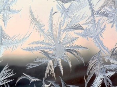 Рисование свечой и акварелью морозные узоры