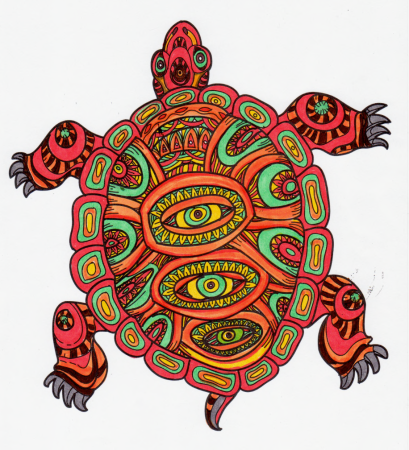 Черепаха орнамент