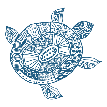 Стилизация черепахи