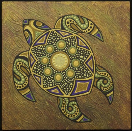 Черепаха Зентангл