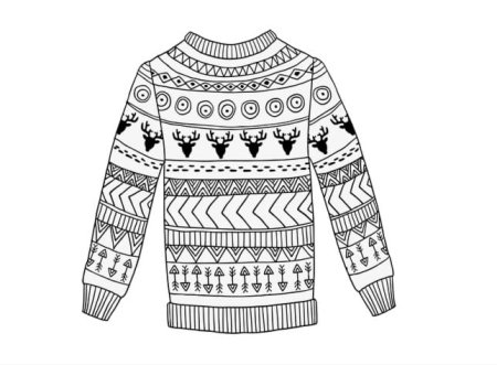 Кофта для раскрашивания