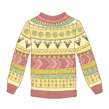 Рисование свитер