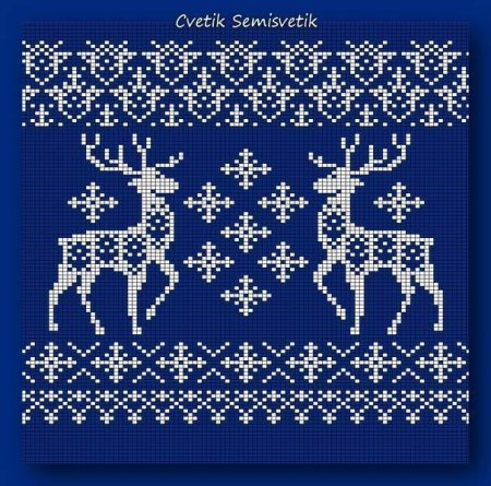 Скандинавский жаккард схемы