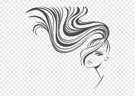 Силуэт женской прически