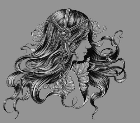 Волосы Графика