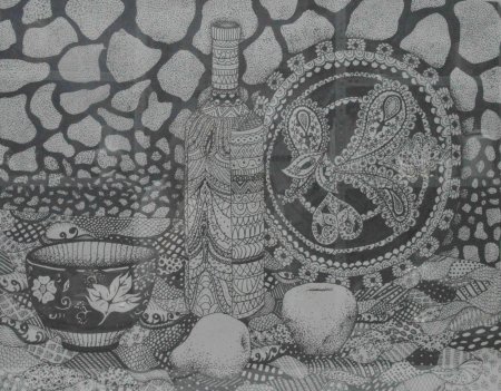 Натюрморт в графике