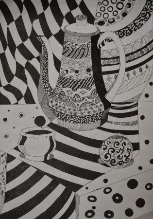 Натюрморт в графике