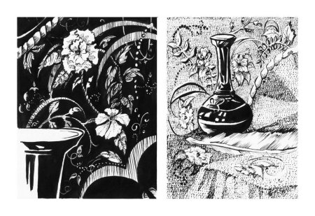 Натюрморт в графике