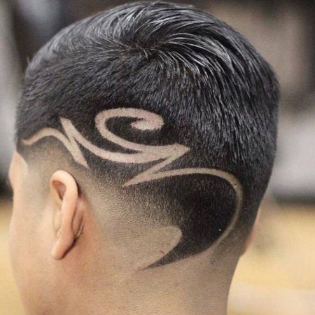 Узоры на голове мужские