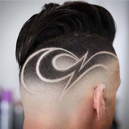 Рисунки на голове