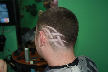 Узоры на волосах мужские