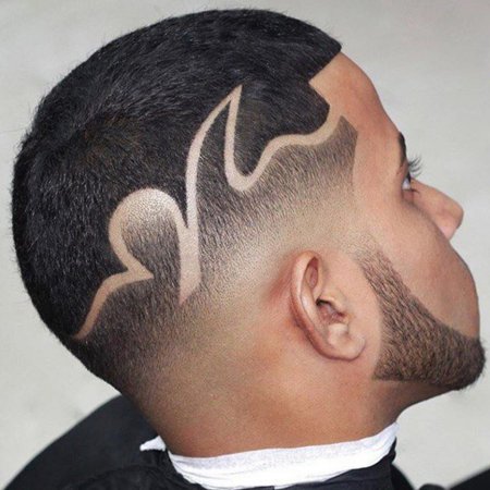 Мужские стрижки рисунки на голове